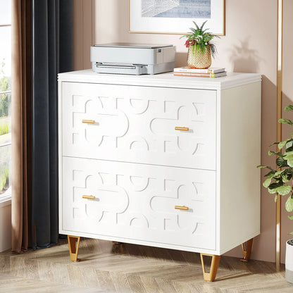 2-Drawer Lateral File Cabinet for Legal/Letter/A4 Size Files