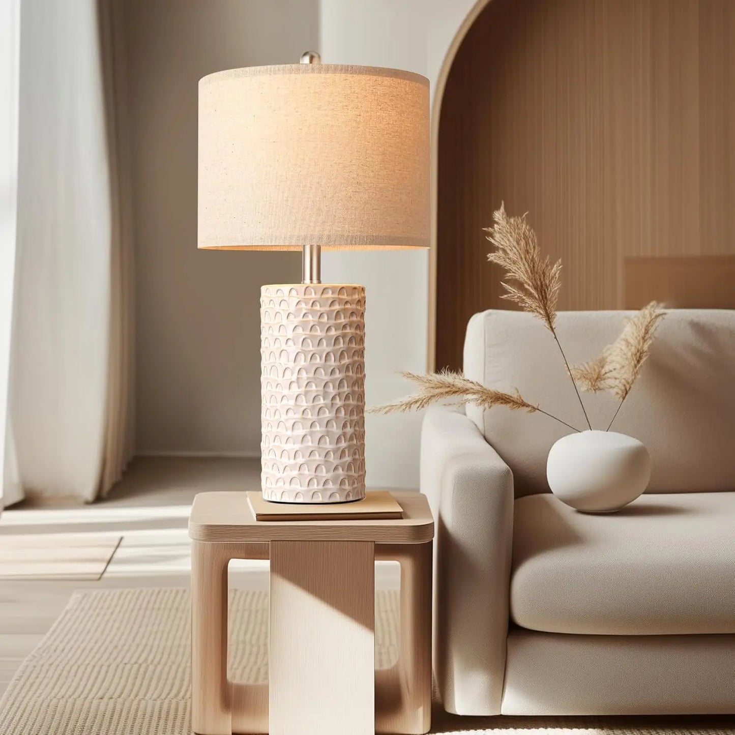 Modern Ceramic Table Lamp Set of 2