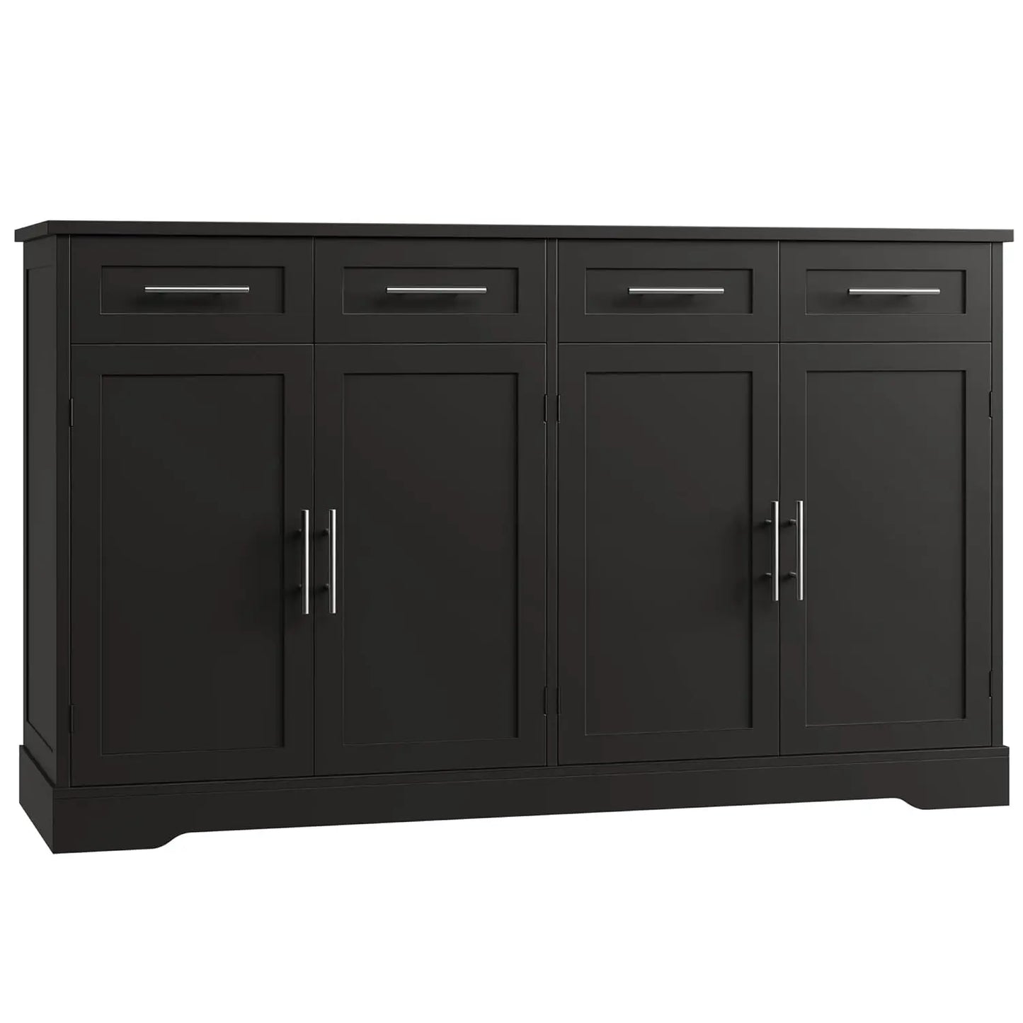 60" Large Buffet Sideboard with Storage & 4 Drawers