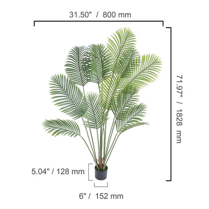 Artificial Palm Tree 4/5/6 FT Faux Plant