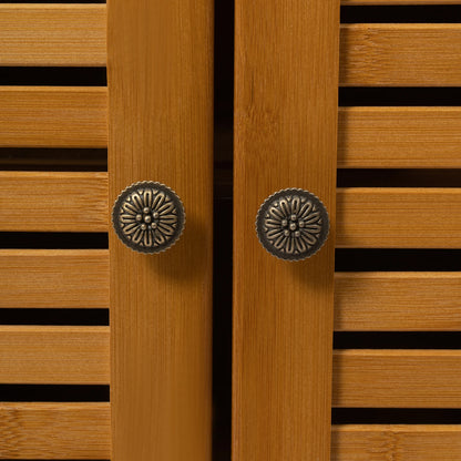 Modern Shoe Cabinet with Doors, Large Capacity for 30 Pairs