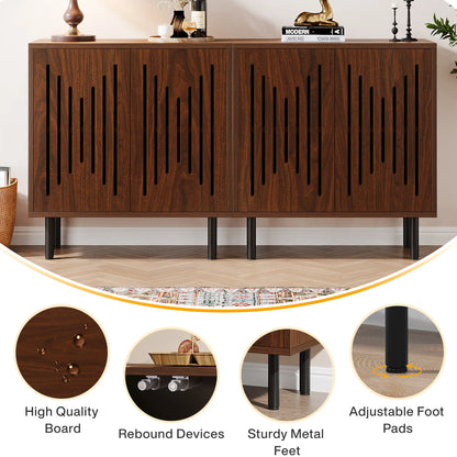 59" Farmhouse Buffet Sideboard Cabinet with Doors
