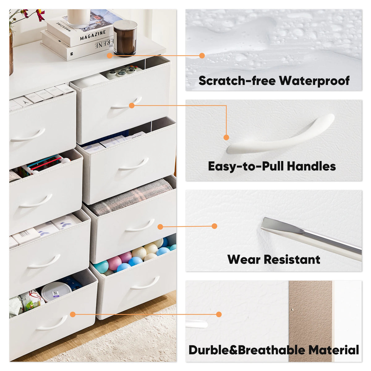 Kids' Wardrobe Storage Dresser