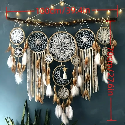 5-Piece Large Handcrafted Moon Dream Chaser